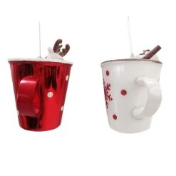 Wholesale ❤️ Assorted Glass Hot Cocoa Mug Ornament by Ashland® 😉 -Ashlandty Shop 10698460 2