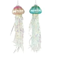 Cheap 🎁 Assorted 10.5" Glass Jellyfish Ornament by Ashland® ⭐