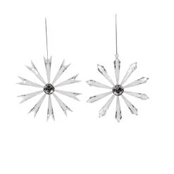 Hot Sale ⌛ Assorted Clear Snowflake Ornament by Ashland® 😍