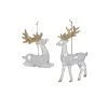 Brand new ⌛ Assorted Clear & Glittery Gold Deer Ornament by Ashland® ⭐ -Ashlandty Shop 10698495 1