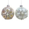 Budget ⭐ Glass Sparkly Snowflake Ball Ornament by Ashland® 🌟