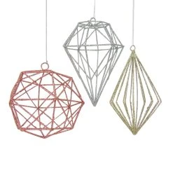 Brand new 🛒 Assorted Geometric Wire Ornament by Ashland® 🔥