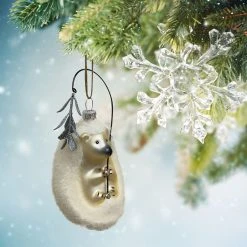 Hot Sale 😀 White Glass Hedgehog Ornament by Ashland® ✨ -Ashlandty Shop 10698525 2