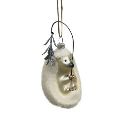 Hot Sale 😀 White Glass Hedgehog Ornament by Ashland® ✨ -Ashlandty Shop 10698525 4