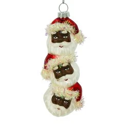 Flash Sale 👏 Stacked Santa Heads Ornament by Ashland® ⭐ -Ashlandty Shop 10698535 2