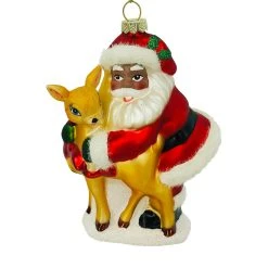 Wholesale ⌛ Santa with Deer Ornament by Ashland® ✔️ -Ashlandty Shop 10698544 2
