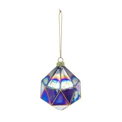 Best deal ⭐ Assorted 4.5'' Geometric Diamond Glass ❄ Christmas Ornament by Ashland® ❤️ -Ashlandty Shop 10698586 3