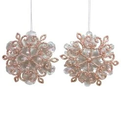 New ✨ Assorted Glitter Snowflake & Crystal Ornament by Ashland® ✔️