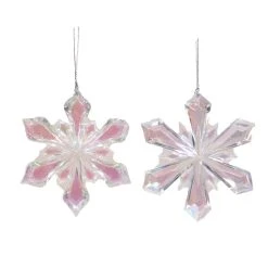 Flash Sale 🔥 Assorted Iridescent Acrylic Snowflake Christmas Ornament by Ashland® 🧨