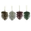 Brand new 👍 Assorted Glittery Pinecone Ornament by Ashland® ✔️ -Ashlandty Shop 10698609 1