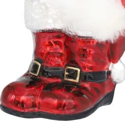 Brand new 👍 Glass Boots with Santa Hat Ornament by Ashland® Christmas ⌛ -Ashlandty Shop 10698635 3