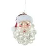 Best Pirce ❤️ 5" Glass Santa Head Ornament by Ashland® ⭐ -Ashlandty Shop 10698640 1