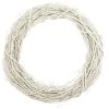Budget ❤️ 18" Glittery White Grapevine Wreath by Ashland® 🧨 -Ashlandty Shop 10698651 1