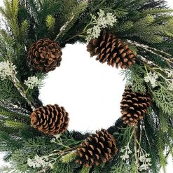 Best Sale ✔️ 22" Pinecone & Pine Mix Outdoor Wreath by Ashland® ✨ -Ashlandty Shop 10698653 2