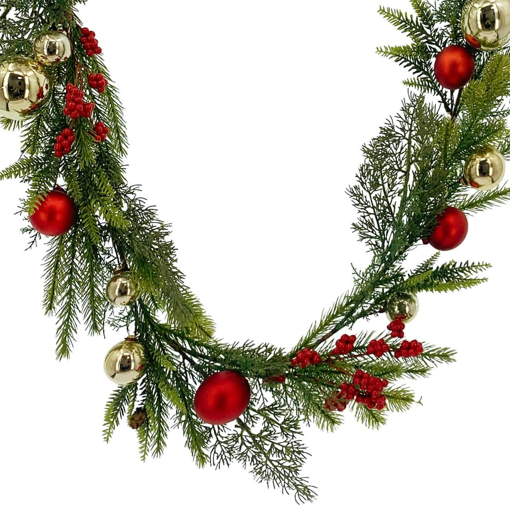 Best Pirce β 6ft. Ornaments & Berries Outdoor Garland by Ashland® π 3 Best Pirce β 6ft. Ornaments & Berries Outdoor Garland by Ashland® π