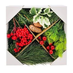 Cheapest ✨ DIY Red Ornament, Pinecone & Berry Wreath Kit by Ashland® 👏