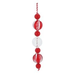 Promo ✔️ Assorted Glass & Wood Peppermint Bubble Ornament by Ashland® ✔️ Christmas ❤️ -Ashlandty Shop 10698752 2