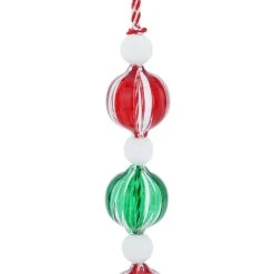 Promo ✔️ Assorted Glass & Wood Peppermint Bubble Ornament by Ashland® ✔️ Christmas ❤️ -Ashlandty Shop 10698752 5
