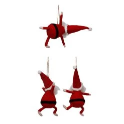 Promo ⌛ Assorted Yoga Santa Ornament by Ashland® 🔥 -Ashlandty Shop 10698778 2