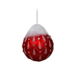 Discount 🎉 Glitter & Feather Glass Ball Ornament by Ashland® ⭐
