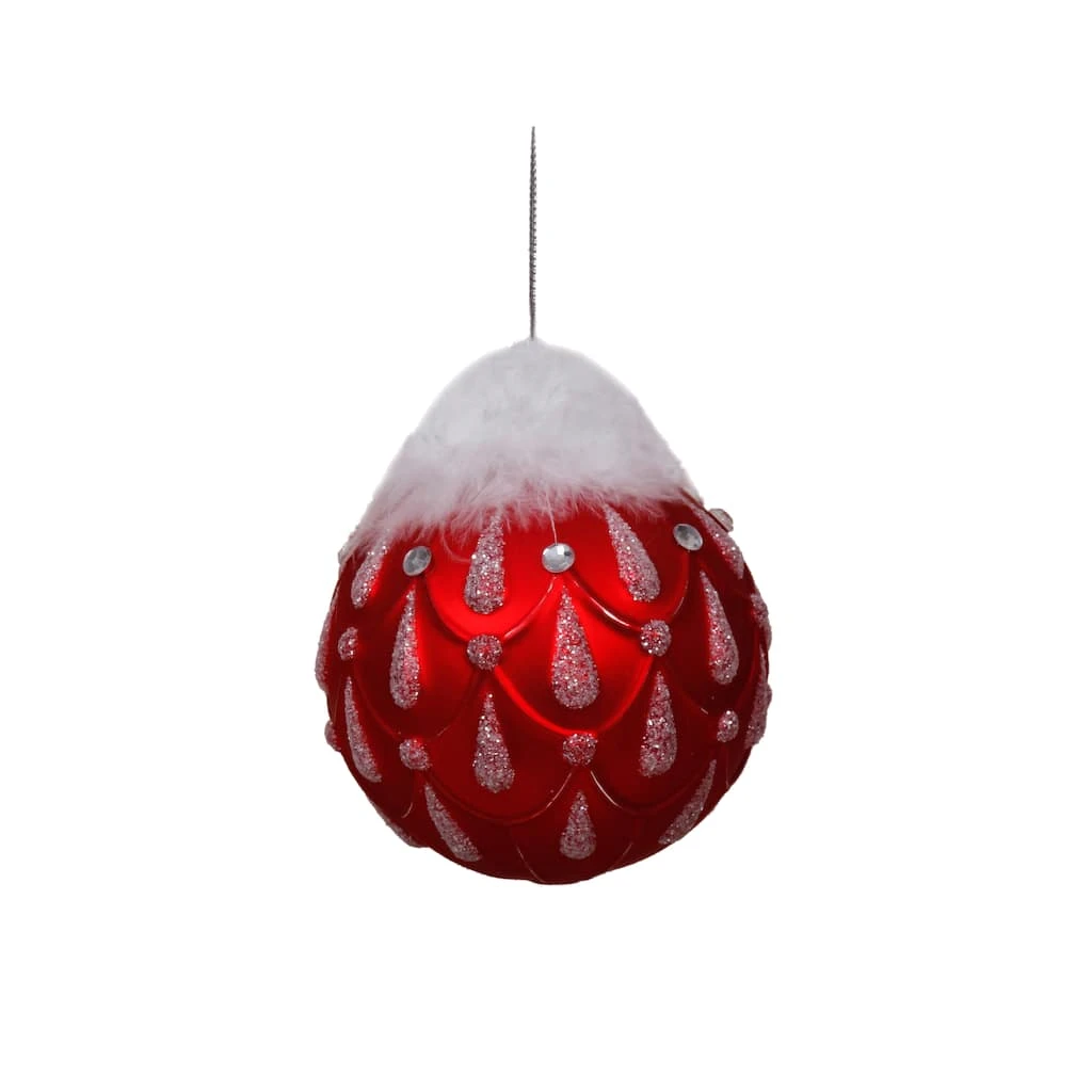 Discount π Glitter & Feather Glass Ball Ornament by Ashland® β 3 Discount π Glitter & Feather Glass Ball Ornament by Ashland® β