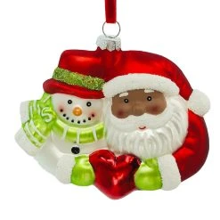 Coupon ❤️ Santa & Snowman Heart Glass Ornament by Ashland® ❤️ 5 Coupon ❤️ Santa & Snowman Heart Glass Ornament by Ashland® ❤️ -Ashlandty Shop 10698811 2