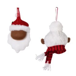 Coupon ⌛ Assorted Claus Fabric Ornament by Ashland® 💯 -Ashlandty Shop 10698818 2