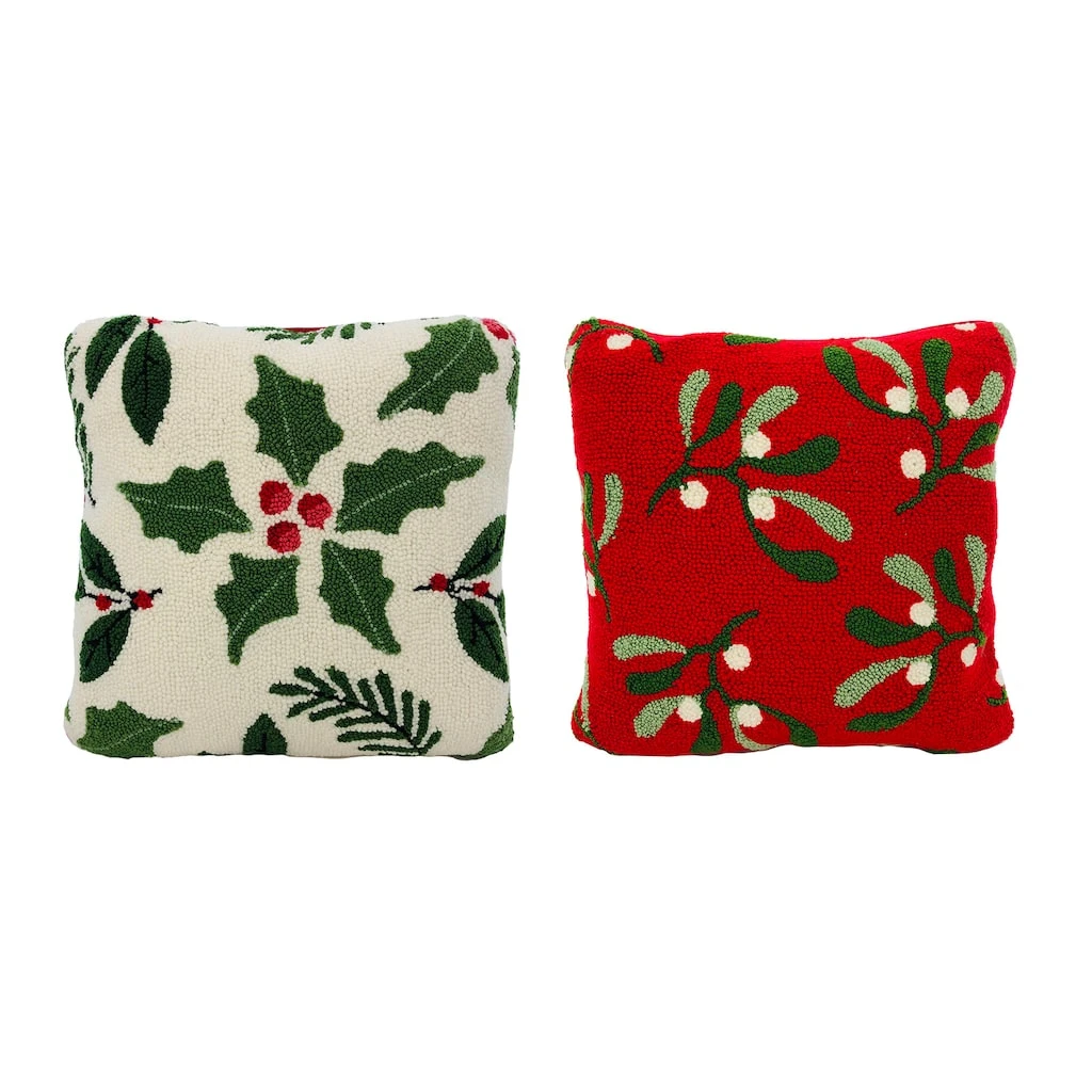 Deals ๐ Assorted 16'' White/Red Mistletoe Pillow by Ashland® โค๏ธ 3 Deals ๐ Assorted 16'' White/Red Mistletoe Pillow by Ashland® โค๏ธ