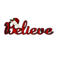 Buy 🤩 17'' Believe with Christmas Hat Tabletop Décor by Ashland® 🎁