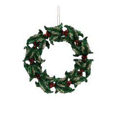 Best deal 🔥 Green Glitter Wreath Ornament by Ashland® ❤️