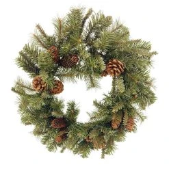 Wholesale ✨ 22" Pine & Pinecone Wreath by Ashland® 🤩 Christmas 🌟