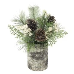 Budget ⌛ 11.5" Pine, Berry & Snow Arrangement by Ashland® ⭐