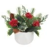 Flash Sale ✔️ 10" Mixed Pine, Berries & Foliage Arrangement by Ashland® ✔️ -Ashlandty Shop 10698893 1