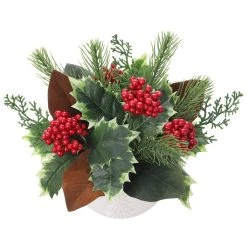 Flash Sale ✔️ 10" Mixed Pine, Berries & Foliage Arrangement by Ashland® ✔️ 6 Flash Sale ✔️ 10" Mixed Pine, Berries & Foliage Arrangement by Ashland® ✔️ -Ashlandty Shop 10698893 2