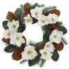 Top 10 ❤️ 24" White Magnolia, Red Berry & Pine Wreath by Ashland® 😀 -Ashlandty Shop 10698906 1