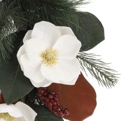 Top 10 ❤️ 24" White Magnolia, Red Berry & Pine Wreath by Ashland® 😀 -Ashlandty Shop 10698906 2