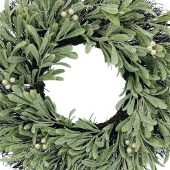 Best deal 🔔 22" Mistletoe & White Berry Wreath by Ashland® ⭐ -Ashlandty Shop 10698927 2