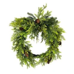Cheapest 🧨 24" Cedar & Pinecone Wreath by Ashland® 🎁