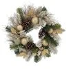 Budget ❤️ 24" Gold Ornament, Pinecone & Berry Wreath by Ashland® ⭐ -Ashlandty Shop 10698939 1