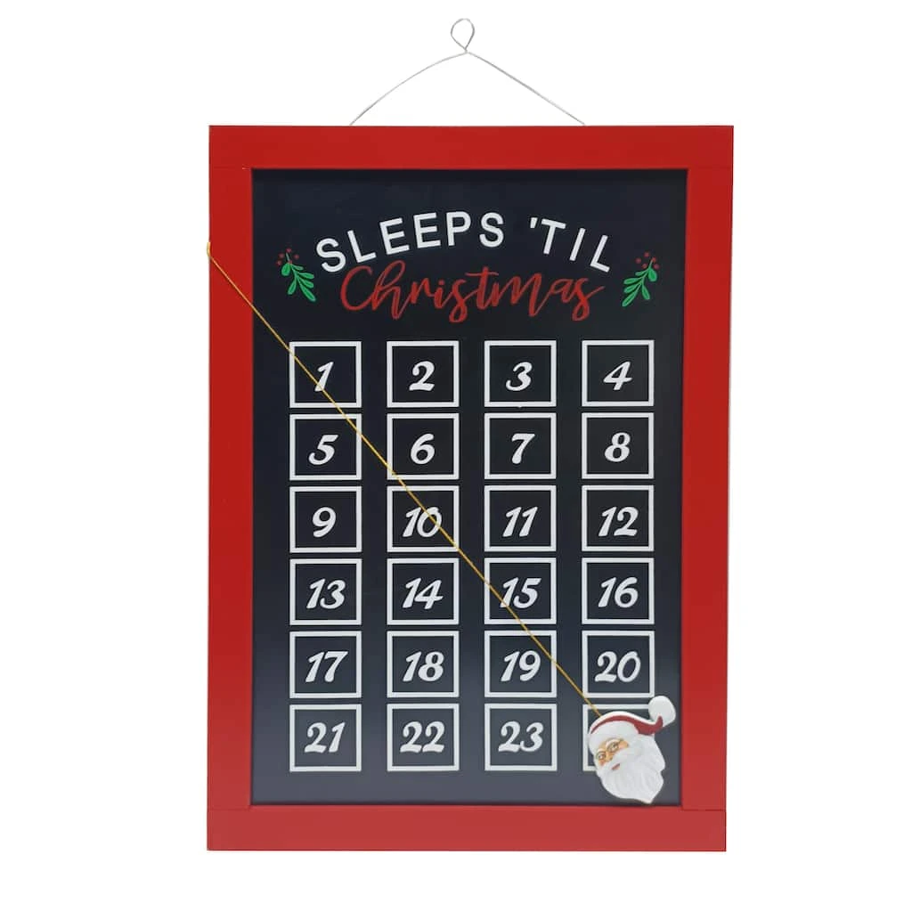 Budget π 19" Sleeps Til Christmas Wall Decoration by Ashland® βοΈ 3 Budget π 19" Sleeps Til Christmas Wall Decoration by Ashland® βοΈ