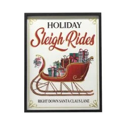 Coupon ⌛ 23" Holiday Sleigh Rides Wall Sign by Ashland® 😍