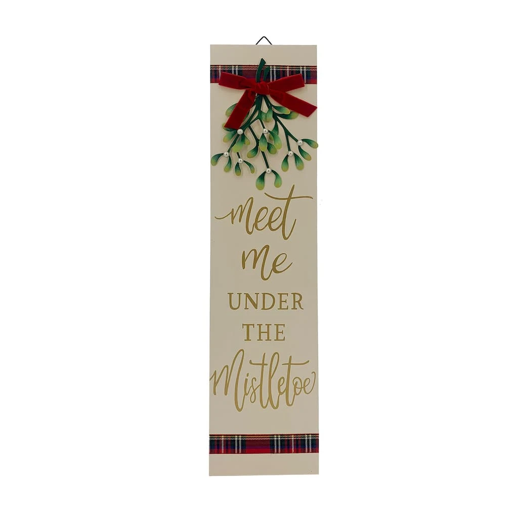 Brand new π Assorted 24'' Meet Me Mistletoe Wall Sign by Ashland® π 4 Brand new π Assorted 24'' Meet Me Mistletoe Wall Sign by Ashland® π - Image 2