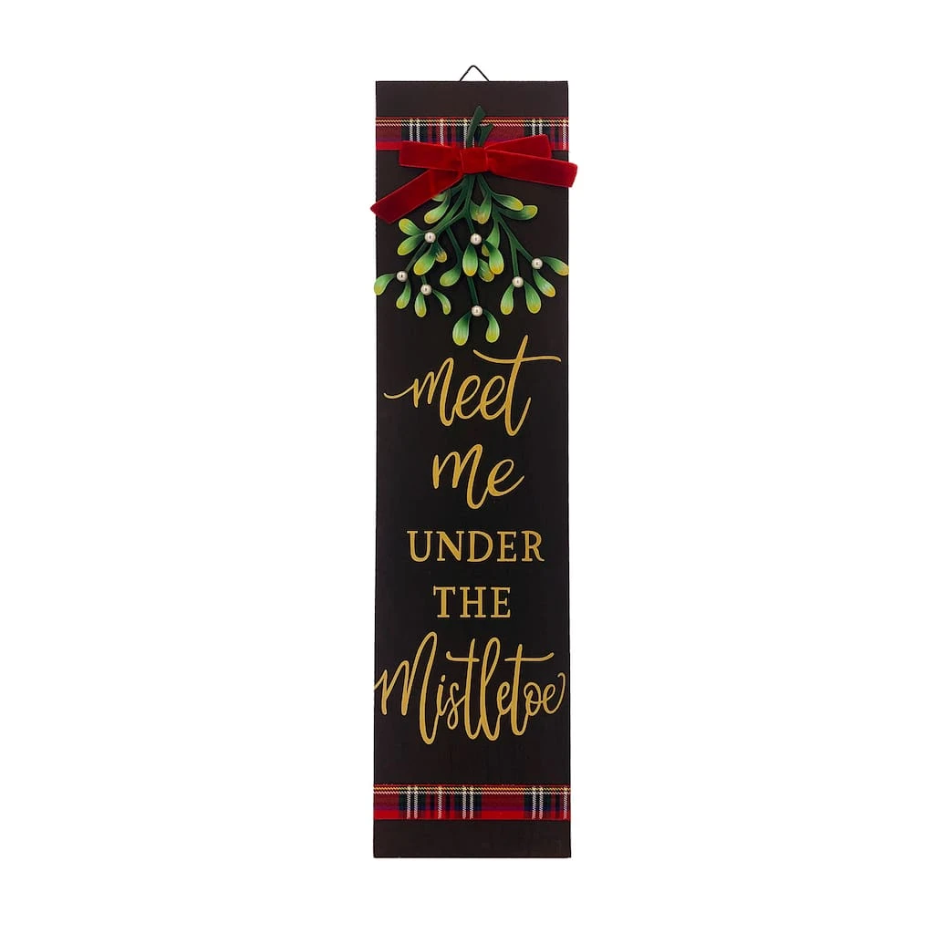 Brand new π Assorted 24'' Meet Me Mistletoe Wall Sign by Ashland® π 5 Brand new π Assorted 24'' Meet Me Mistletoe Wall Sign by Ashland® π - Image 3