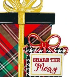 Deals 🤩 8'' Merry Gift Box Shaped Tabletop Décor by Ashland® 🔔 -Ashlandty Shop 10698990 2