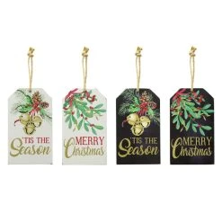 Wholesale ✔️ Assorted 8" Christmas Tag Wall Décor by Ashland® ⌛