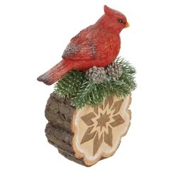 Brand new ⌛ 7.5" Cardinal on Stump Tabletop Accent by Ashland® ⌛ -Ashlandty Shop 10699000 2
