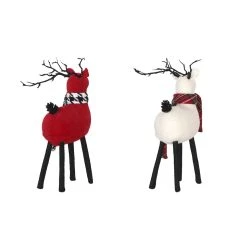 New π Assorted 11" Deer with Scarf Tabletop Accent by Ashland® π 5 New π Assorted 11" Deer with Scarf Tabletop Accent by Ashland® π -Ashlandty Shop 10699015 2
