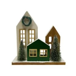 Flash Sale ❤️ Assorted 9.5" 👍 Christmas Cottage House by Ashland® ⭐ -Ashlandty Shop 10699028 3