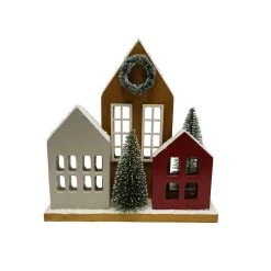 Flash Sale ❤️ Assorted 9.5" 👍 Christmas Cottage House by Ashland® ⭐ -Ashlandty Shop 10699028 4