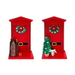 Best deal 👏 Assorted 12.4'' Door with Santa Belt Tabletop Décor by Ashland® ✔️